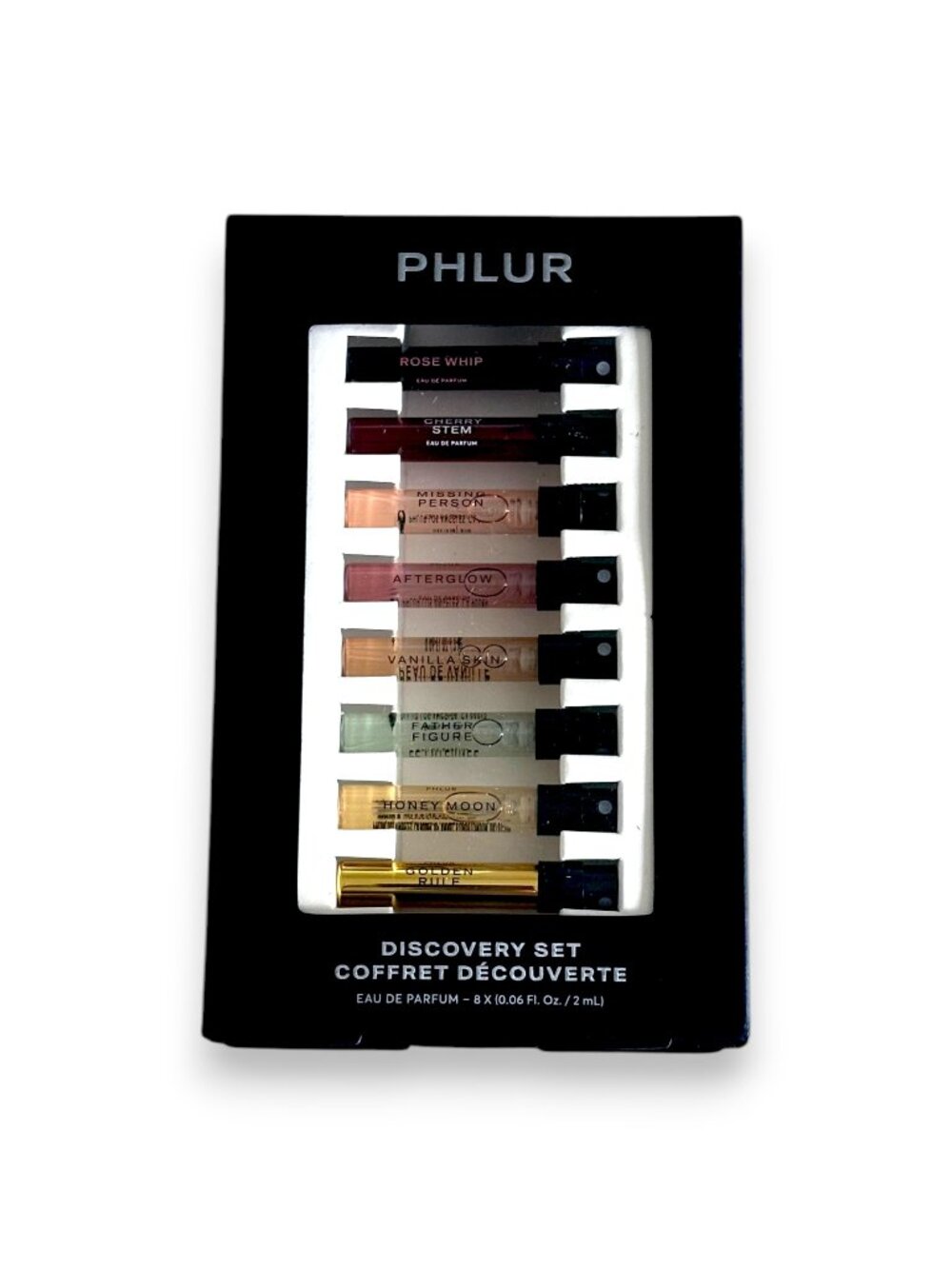 PHLUR Discovery Set 8 x 2mL, New with Honey Moon, Cherry Stem, and Afterglow NIB